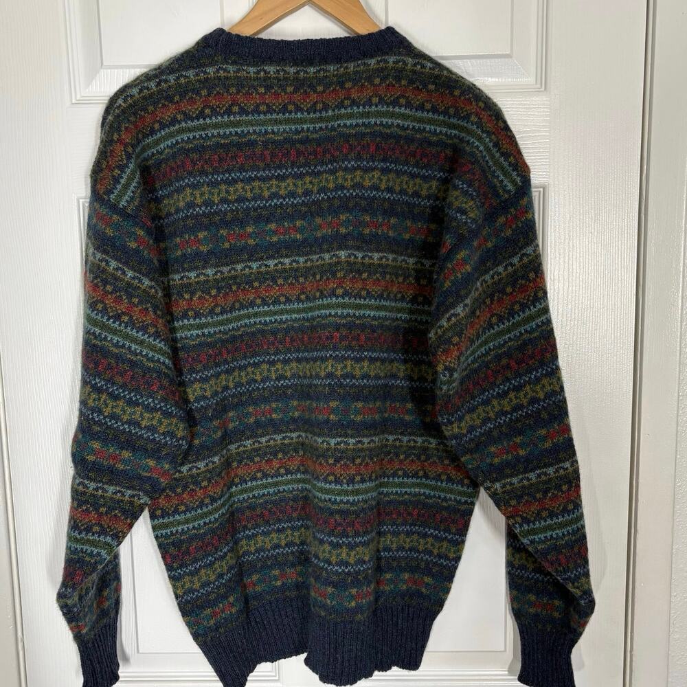 Vintage Peterborough Row Shetland Wool Sweater Mens Size XL Grandpa Outdoor Read - Picture 2 of 10